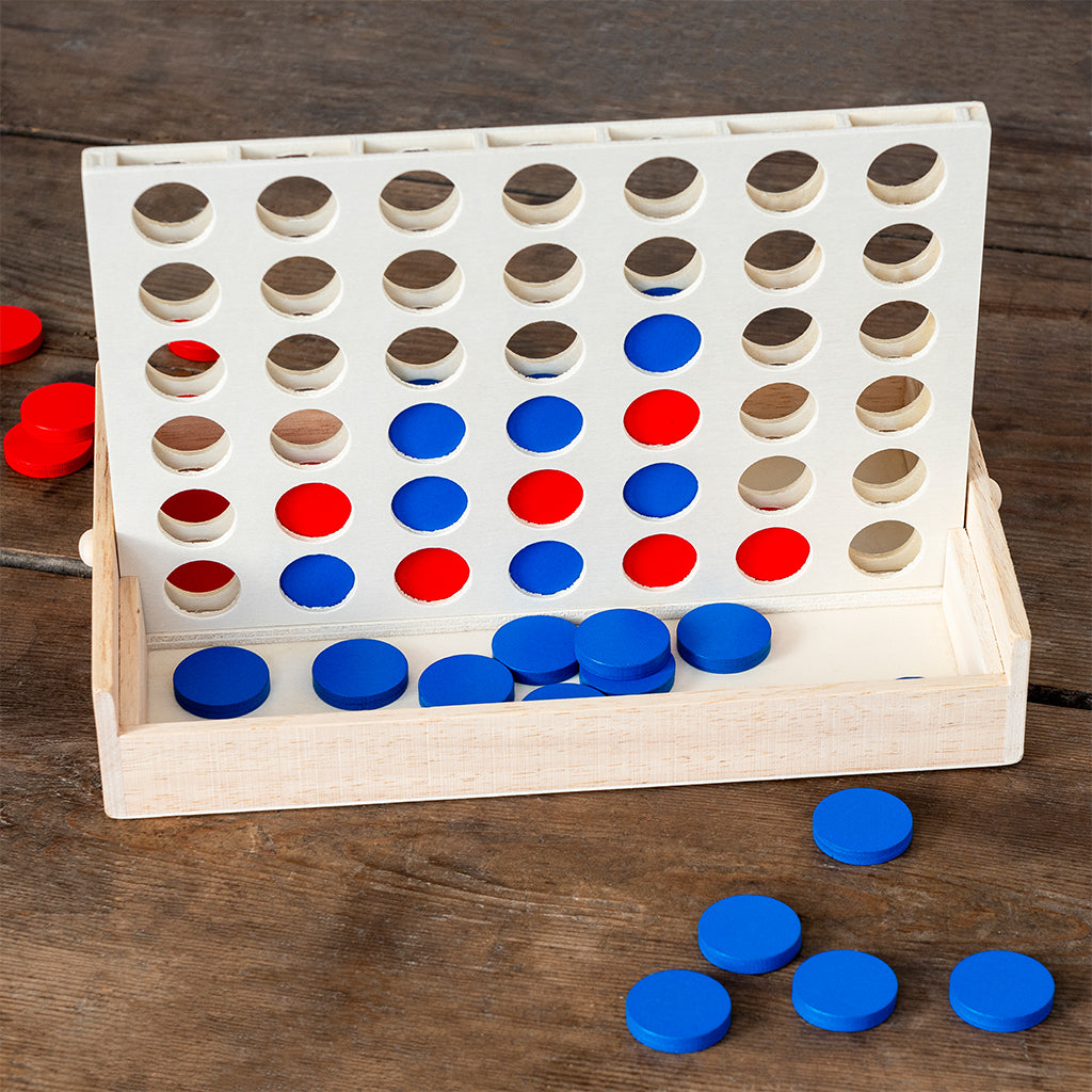 Rex London - Houten Vier Op Een Rij Spel