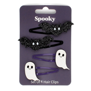 Rex London - Glitter haarspeldjes Spooky (set van 4)