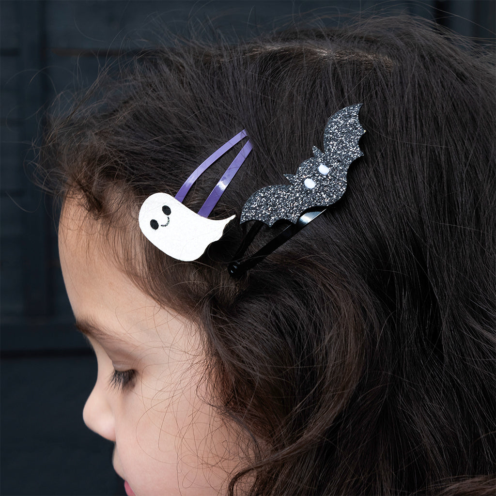 Rex London - Glitter haarspeldjes Spooky (set van 4)