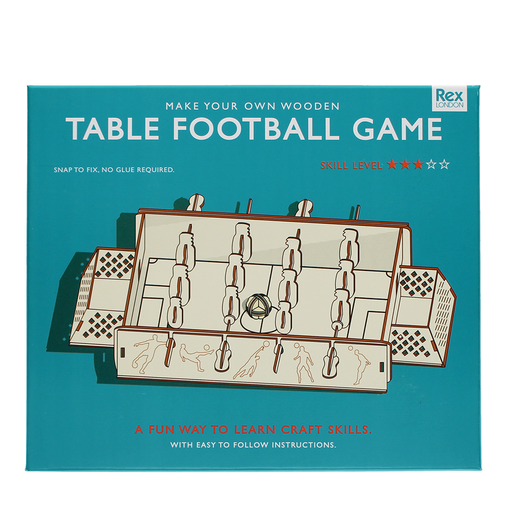 Rex London - Maak je eigen houten tafelvoetbalspel