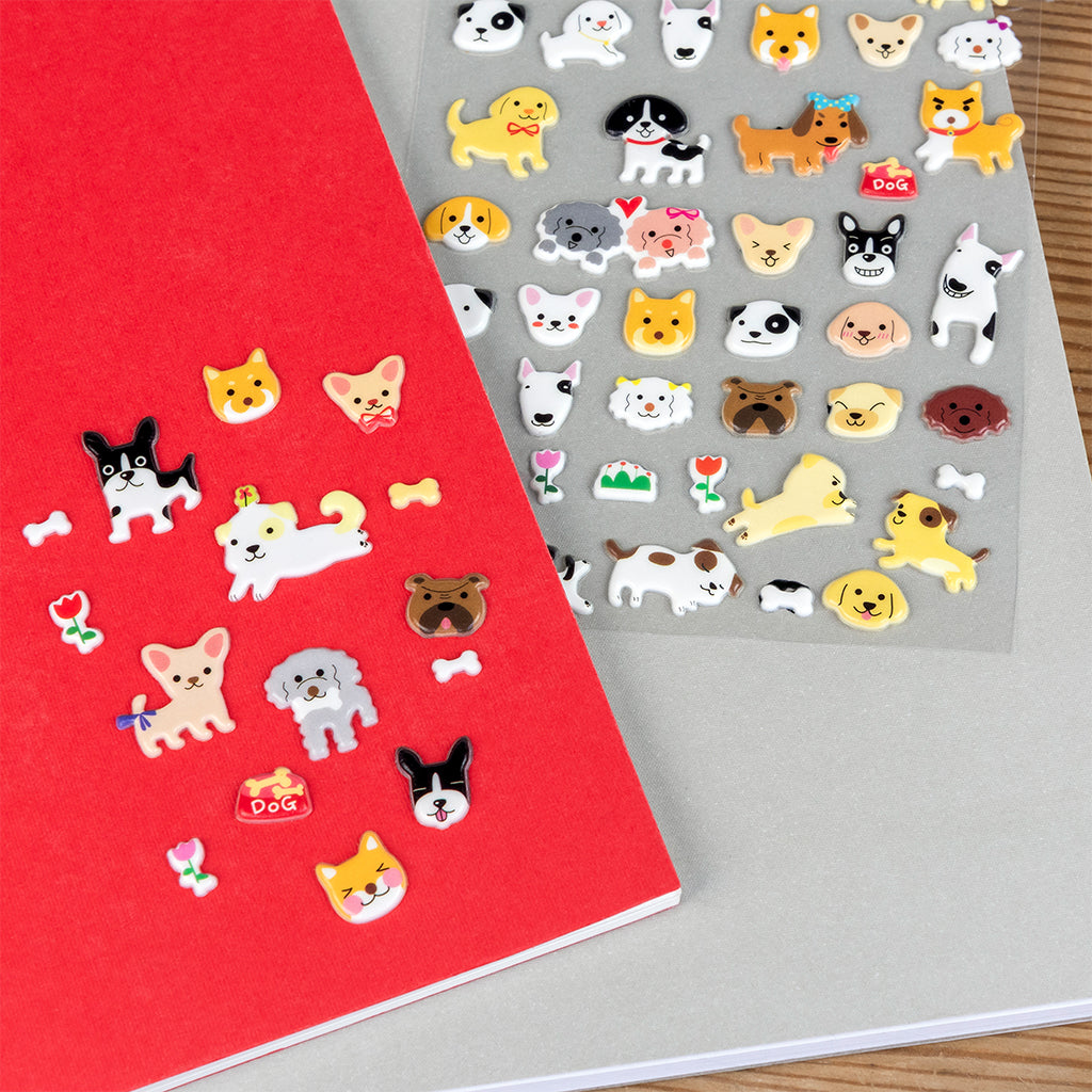 Rex London - 3D Stickers Honden