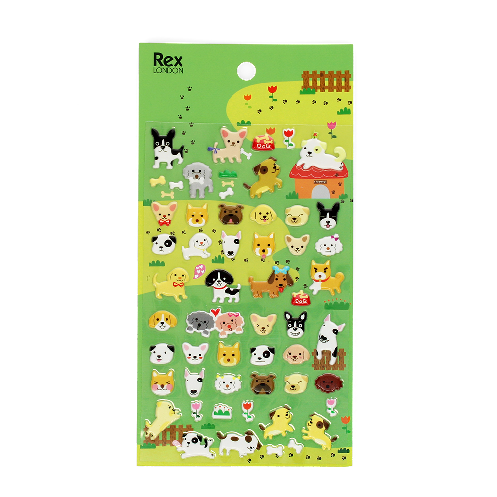 Rex London - 3D Stickers Honden