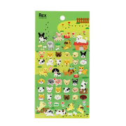 Rex London - 3D Stickers Honden