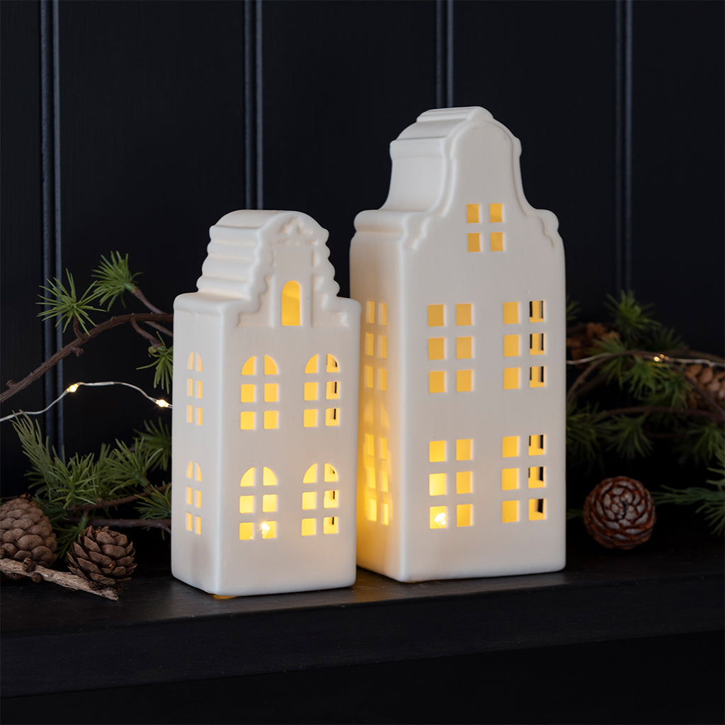 Rex London - Keramisch LED huisje decoratie