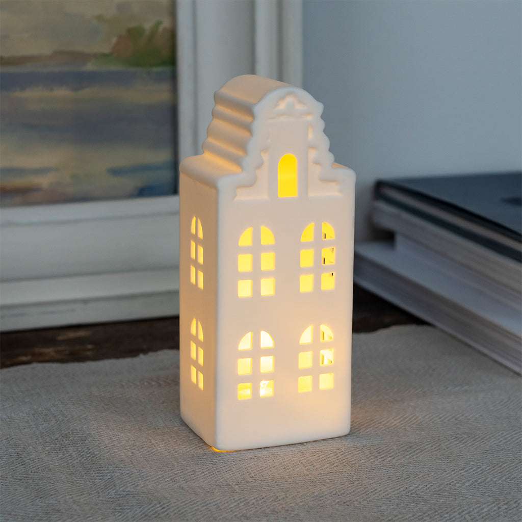 Rex London - Keramisch LED huisje decoratie
