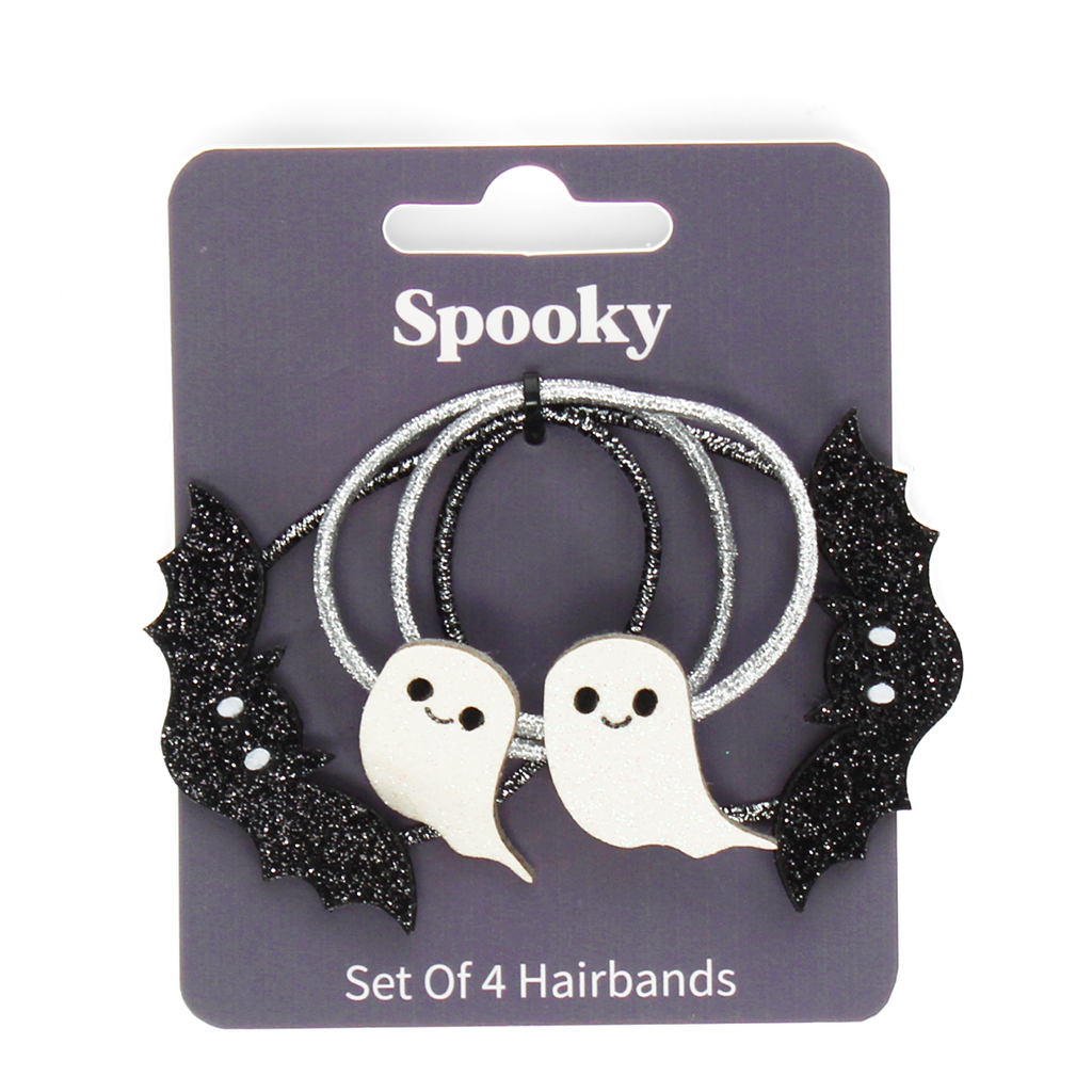 Rex London - Glitter haarbanden spooky (set van 4)