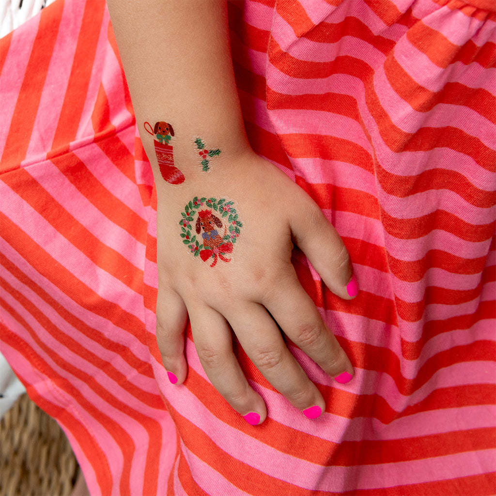 Rex London - Plaktattoos Feestelijke Teckel
