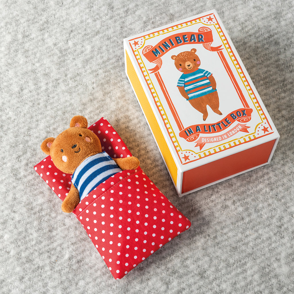 Rex London - Mini Beer in Doosje - knuffel