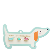 Rex London - Glitter Ringen (set van 3) - Hond & Kat
