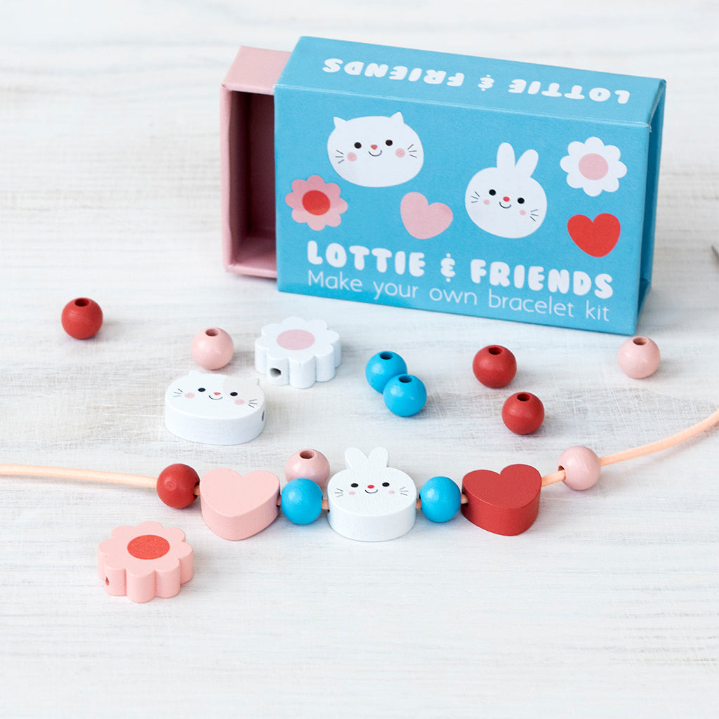 Rex London - Houten kralenarmband knutselset Lottie and Friends
