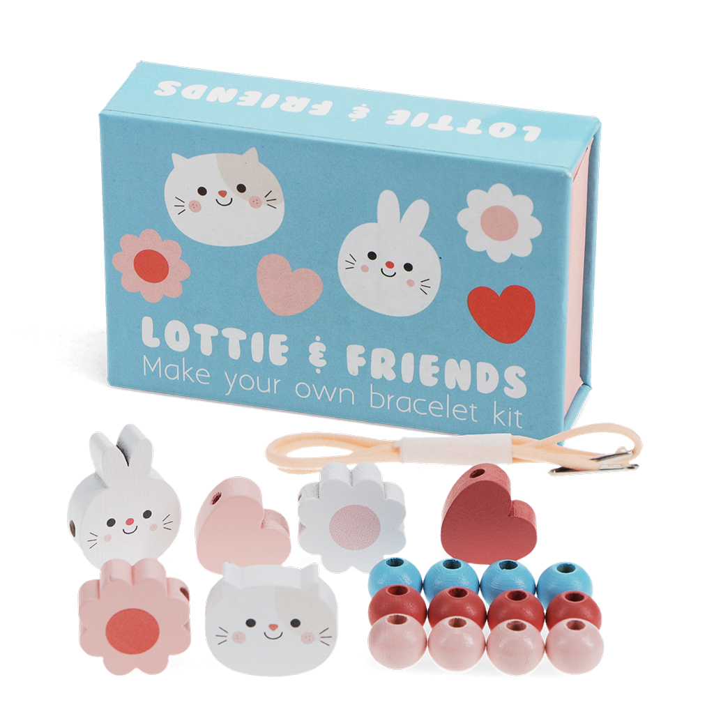 Rex London - Houten kralenarmband knutselset Lottie and Friends