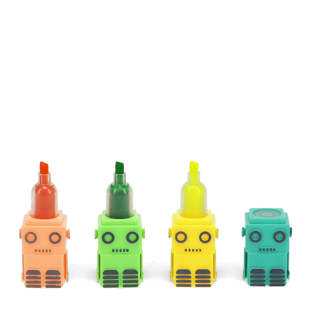 Rex London - Stapelbare Markeerstiften Set Robot