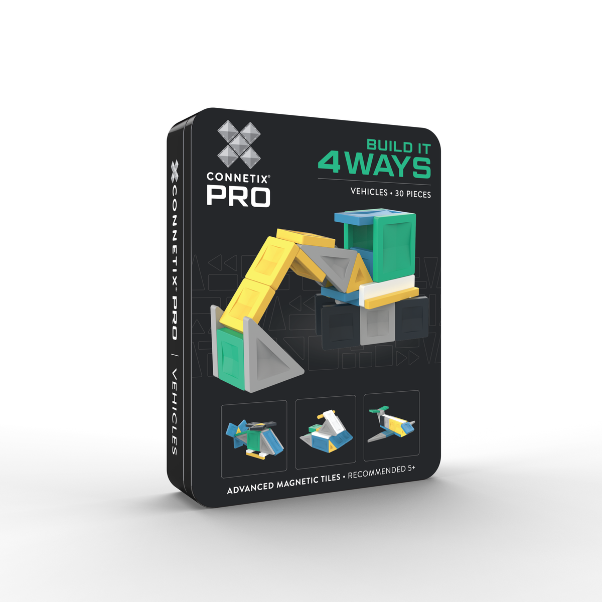 Connetix - PRO Bouw Het Op 4 Manieren Voertuigen set 30 stuks