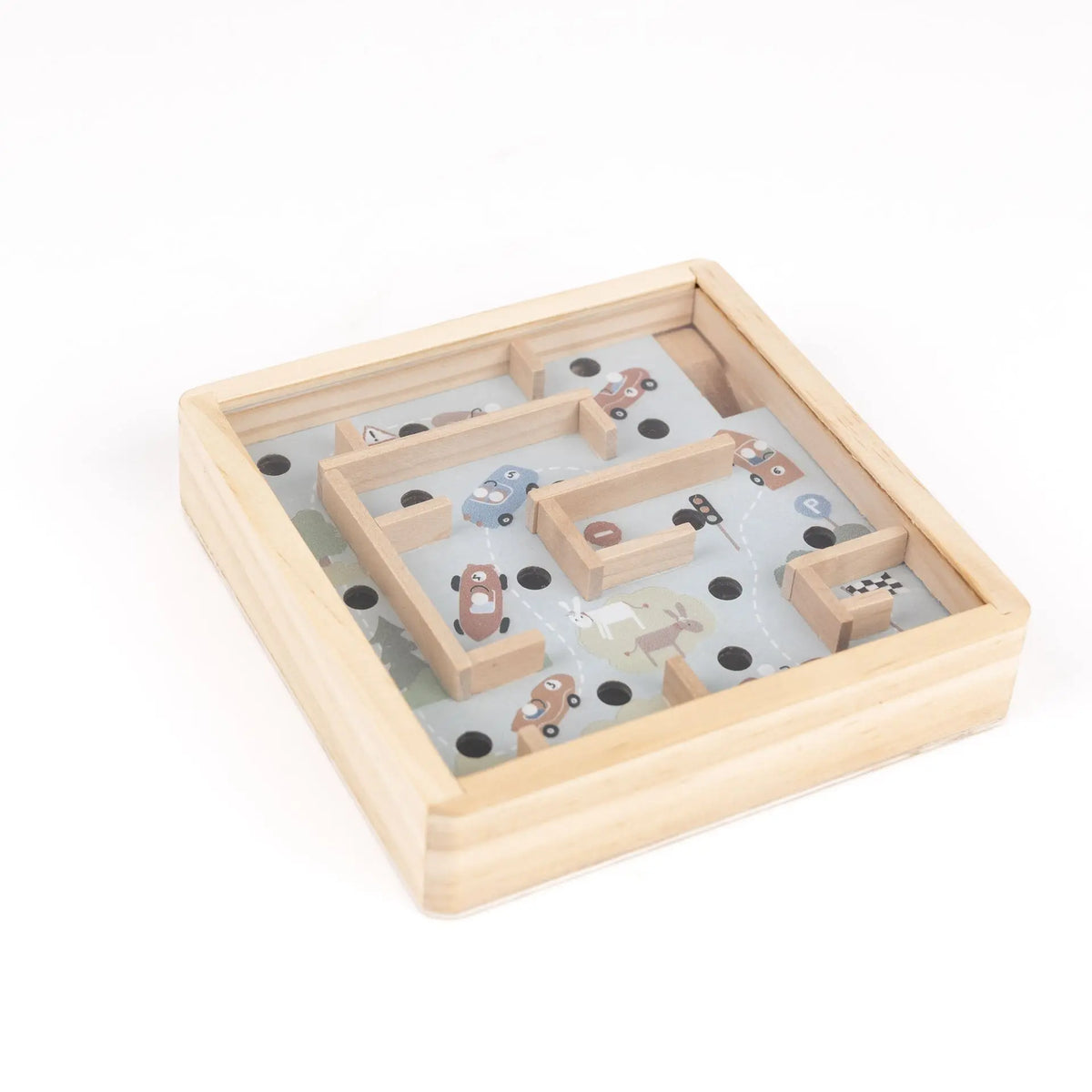 Egmont Toys - Mini houten doolhof - assorti, 1 stuks