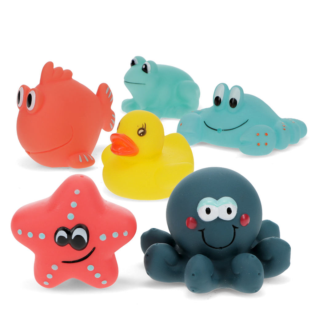 Rex London - Badspeeltjes Waterdieren (set van 6)