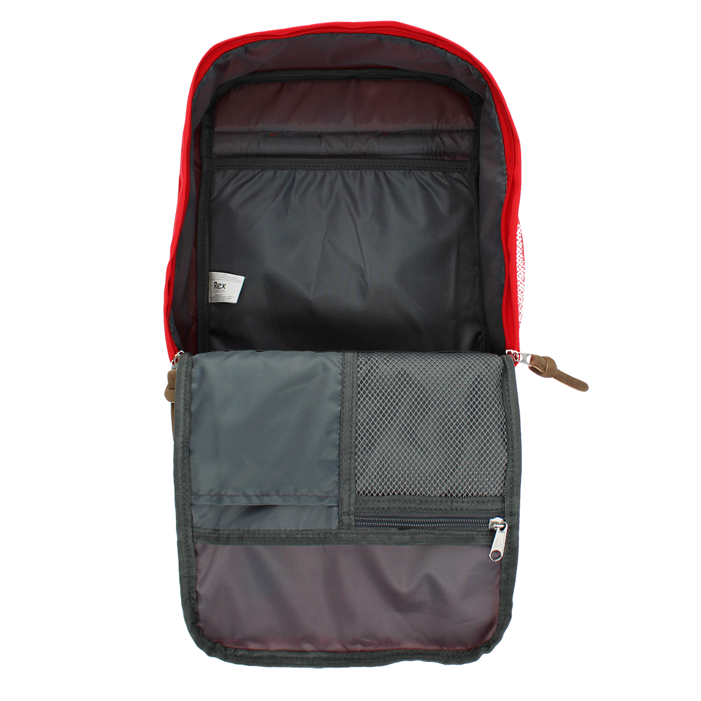 Rex London - Compacte Rugzak Rood (8L)