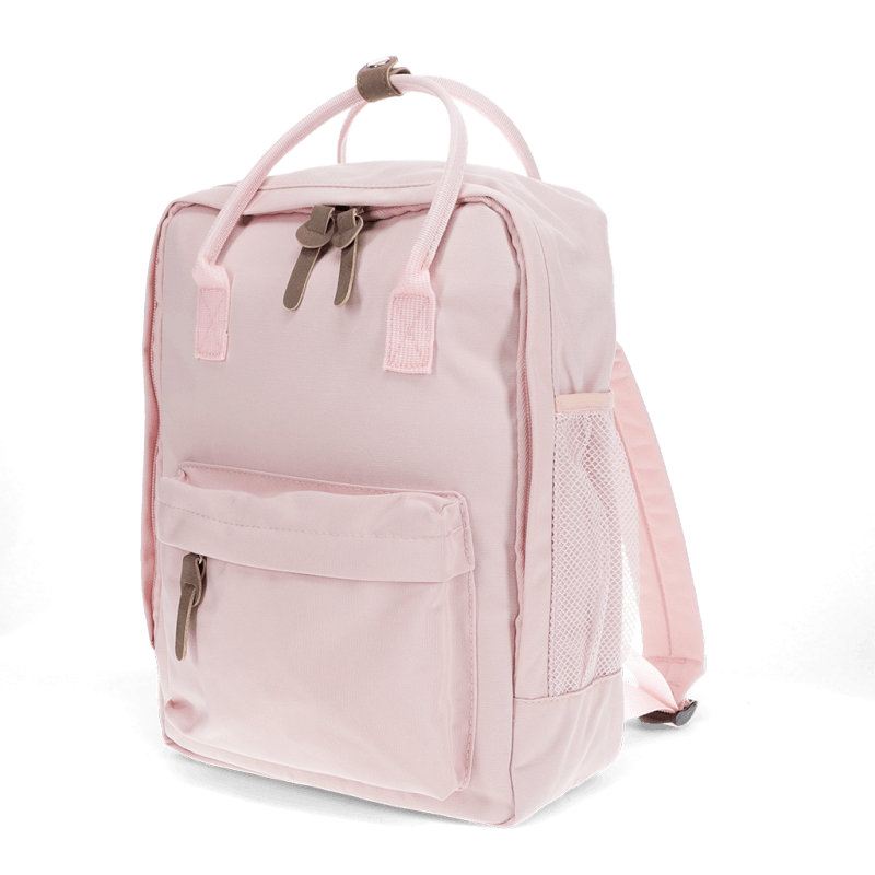 Rex London compacte rugzak roze zijkant