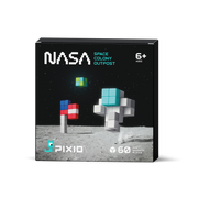 Pixio - Story NASA Space Colony Outpost - 60 magneetblokjes