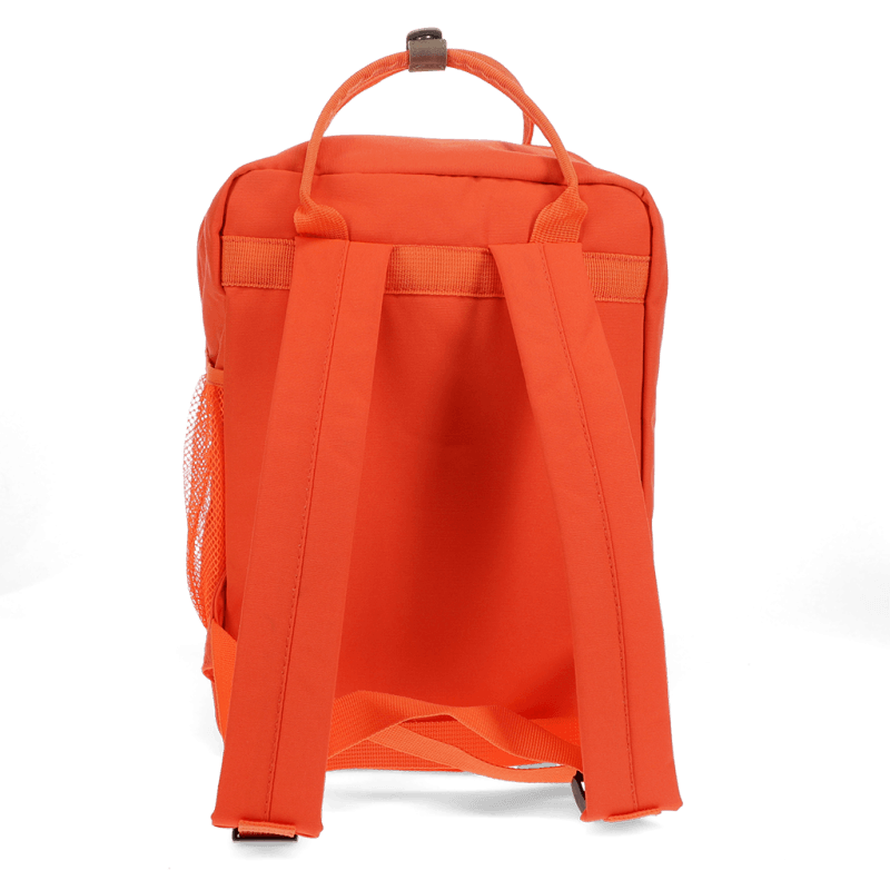 Rex London compacte rugzak oranje achterkant