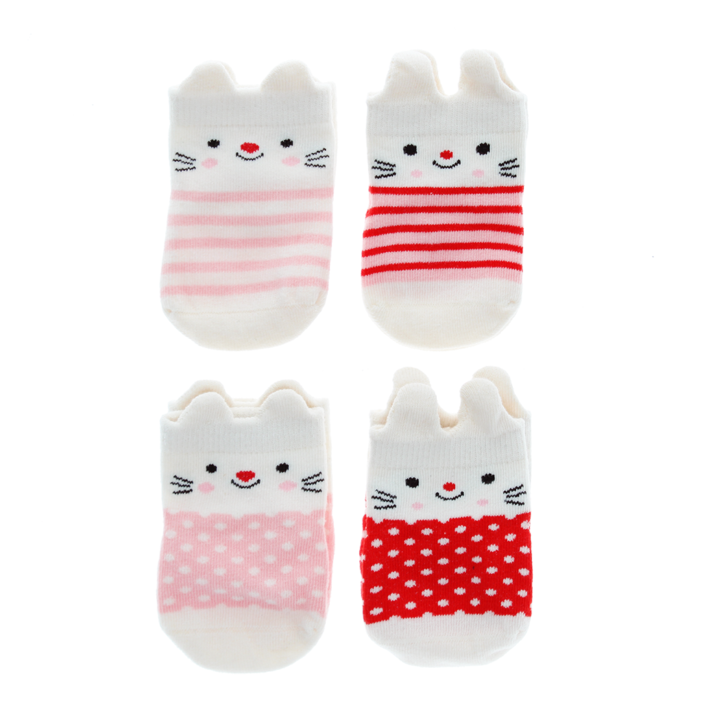 Rex London - Babysokjes (4 paar) - Lottie and Friends