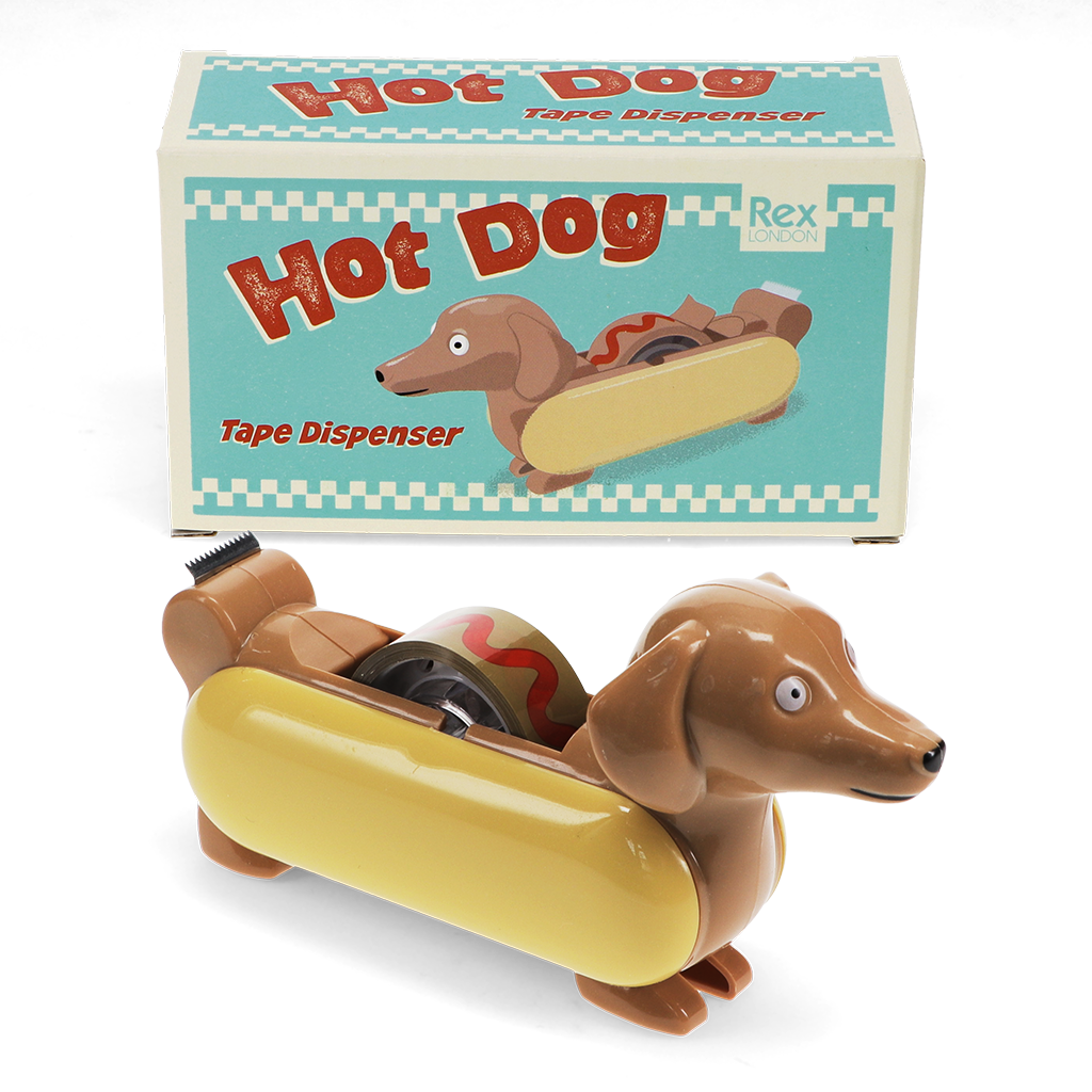 Rex London - Plakbandhouder met Plakband Hot Dog