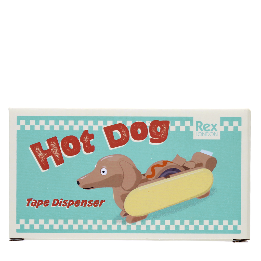 Rex London - Plakbandhouder met Plakband Hot Dog