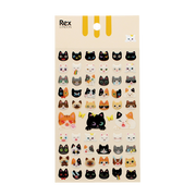 Rex London - 3D Stickers Grappige Katten