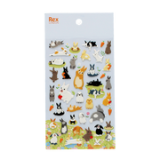 Rex London - 3D Puffy Stickers Kawaii Konijntje