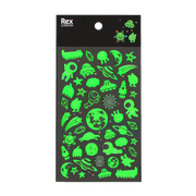Rex London - 3D Stickers Ruimtevaart (glow in the dark)