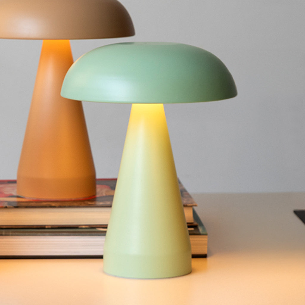 Rex London - Dimbare Paddenstoel Touch Lamp - Mintgroen