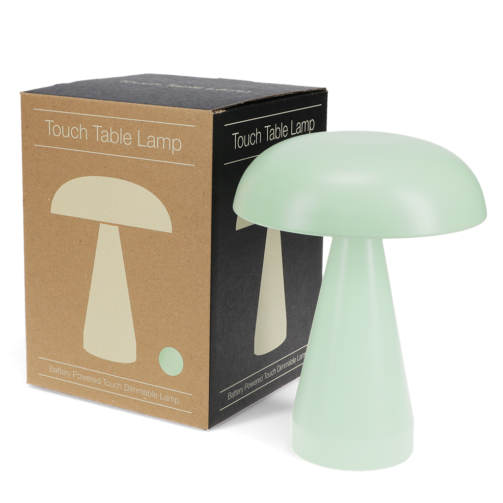 Rex London - Dimbare Paddenstoel Touch Lamp - Mintgroen