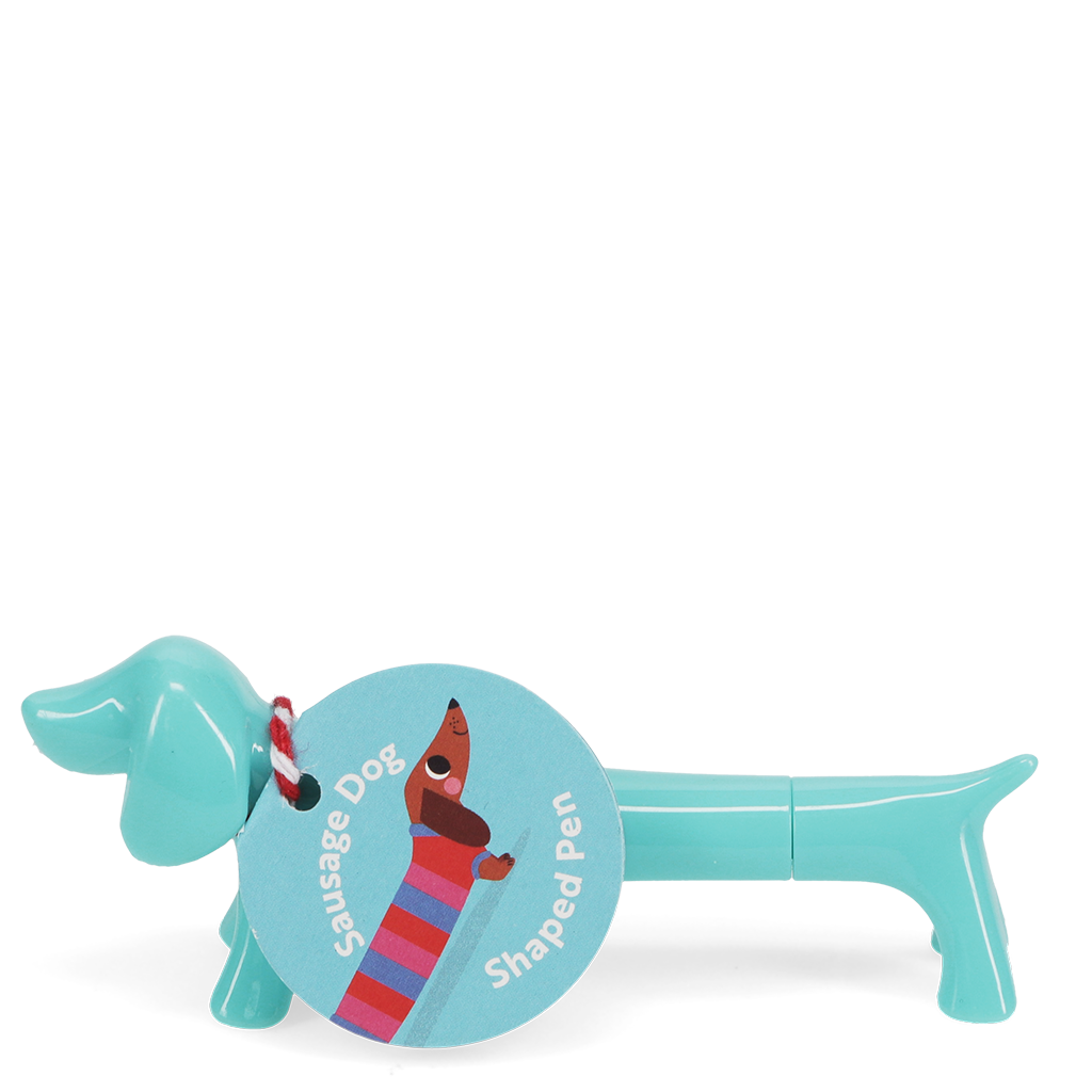 Rex London - Pen in vorm van teckel aqua