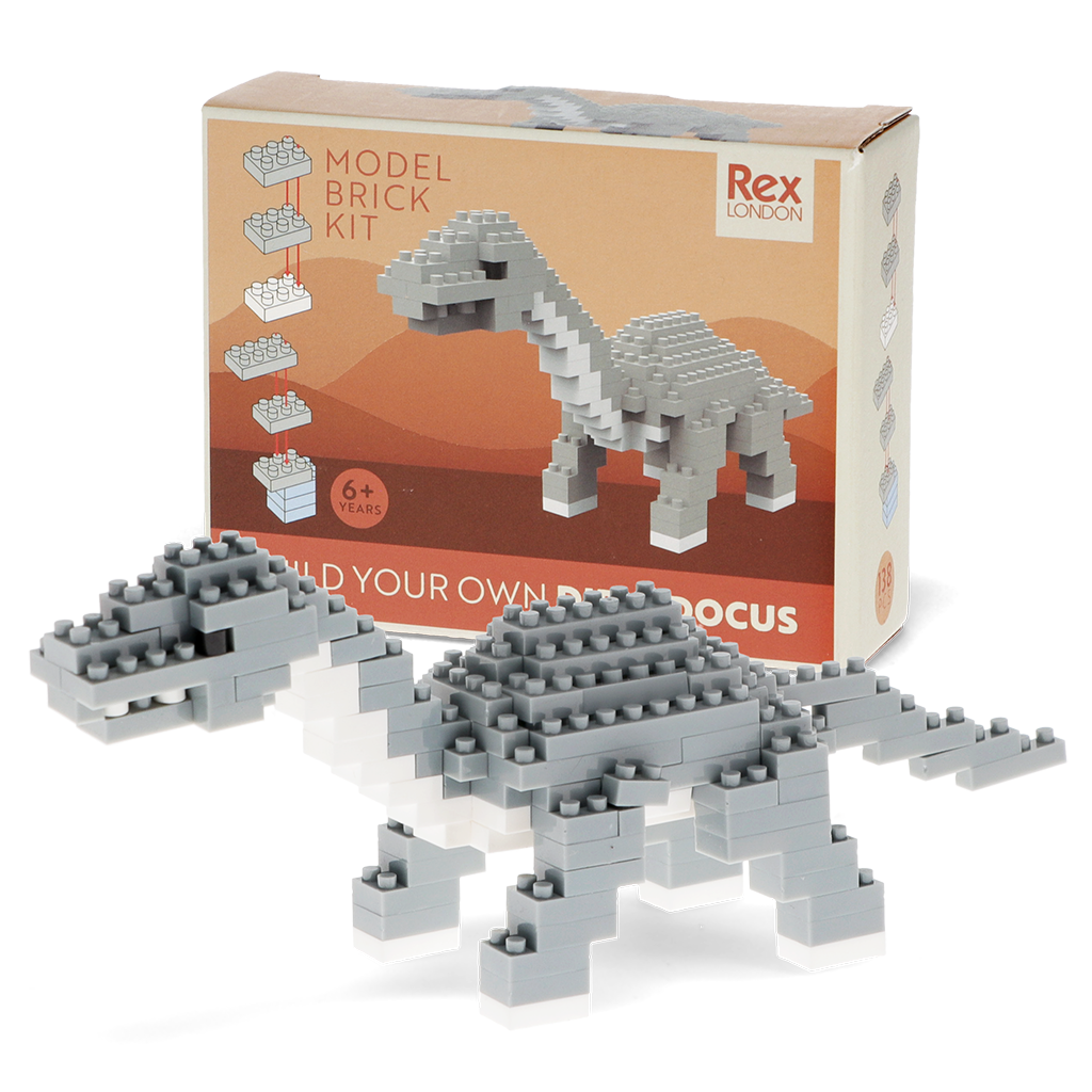 Rex London - Bouwpakket Dinosaurus Diplodocus Bouwstenen