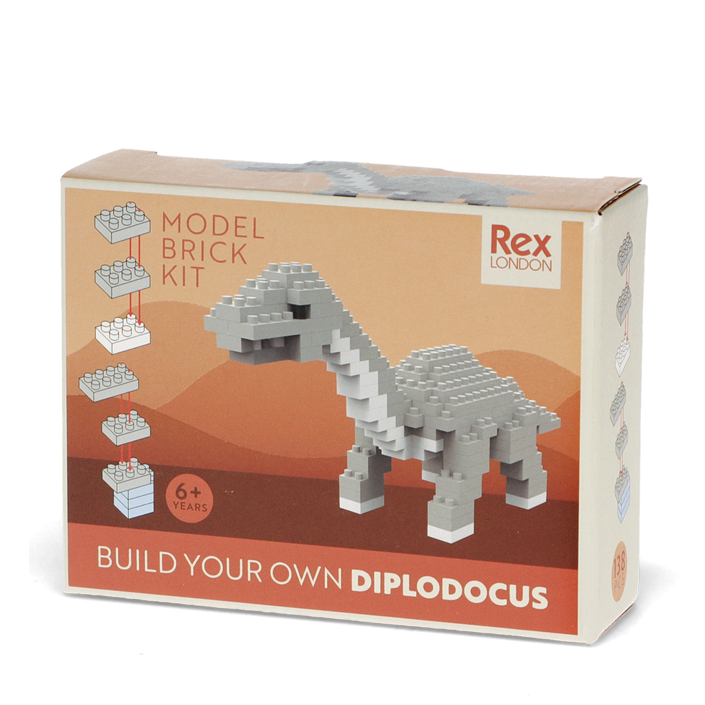 Rex London - Bouwpakket Dinosaurus Diplodocus Bouwstenen
