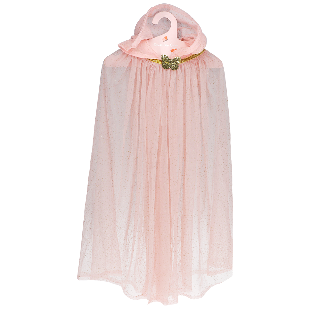 Rex London - Glitter cape kind lichtroze