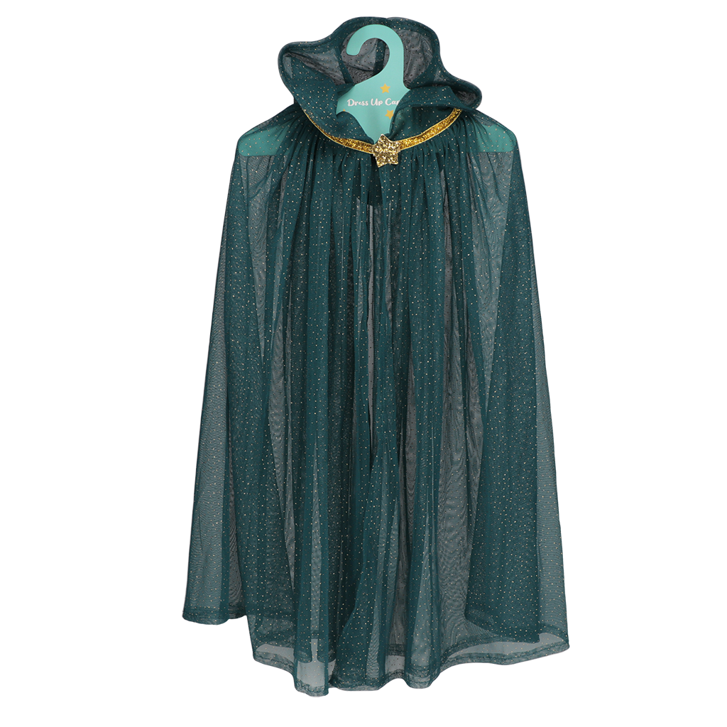 Rex London - Glittercape blauw voor kinderen