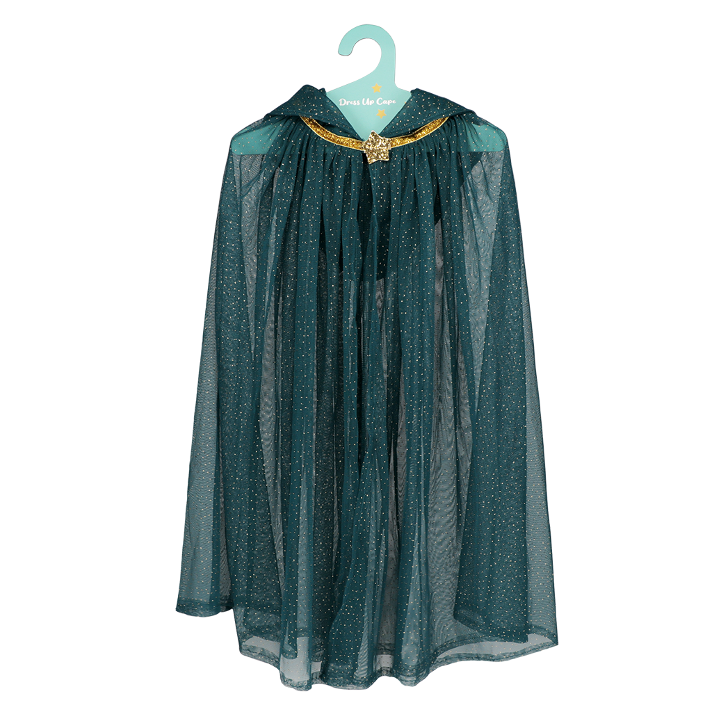 Rex London - Glittercape blauw voor kinderen