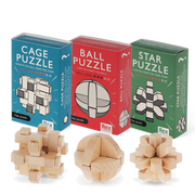 Rex London - Mini houten breinbreker puzzel