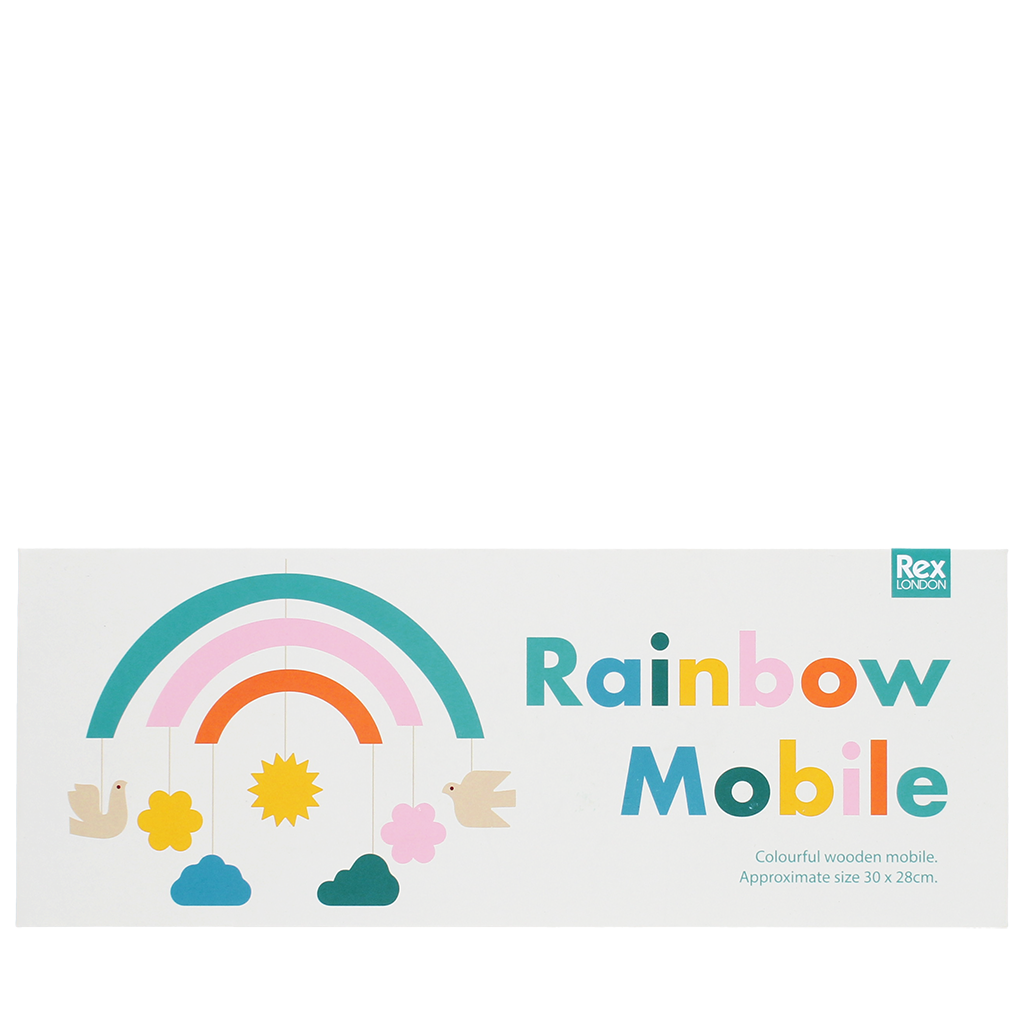 Rex London - Houten Regenboog Mobiel