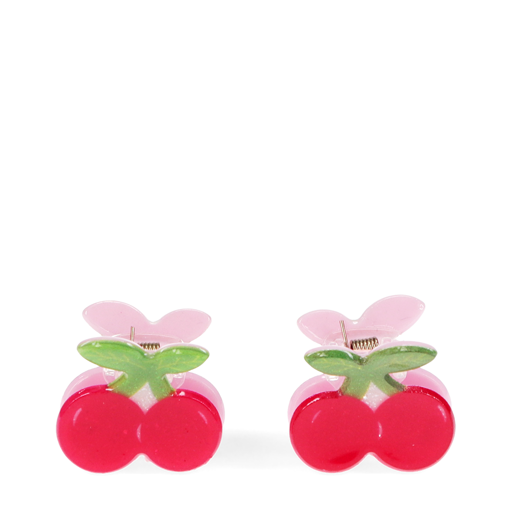Rex London - Mini Haarklauwtjes Kersen (set van 2)