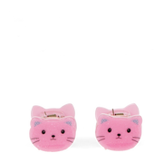 Rex London - Mini haarknijpertjes roze katten (set van 2)