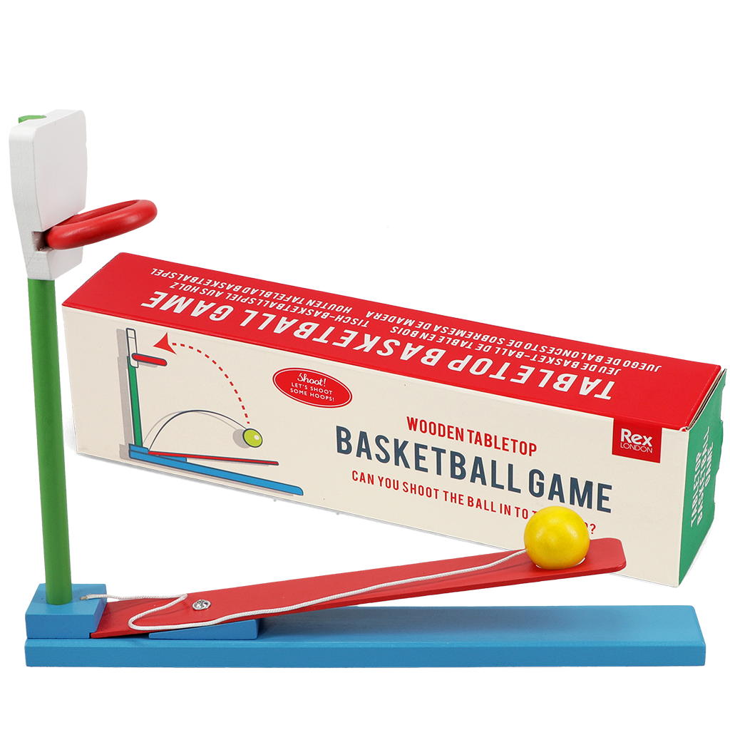 Rex London - Houten Basketbalspel Tafelformaat