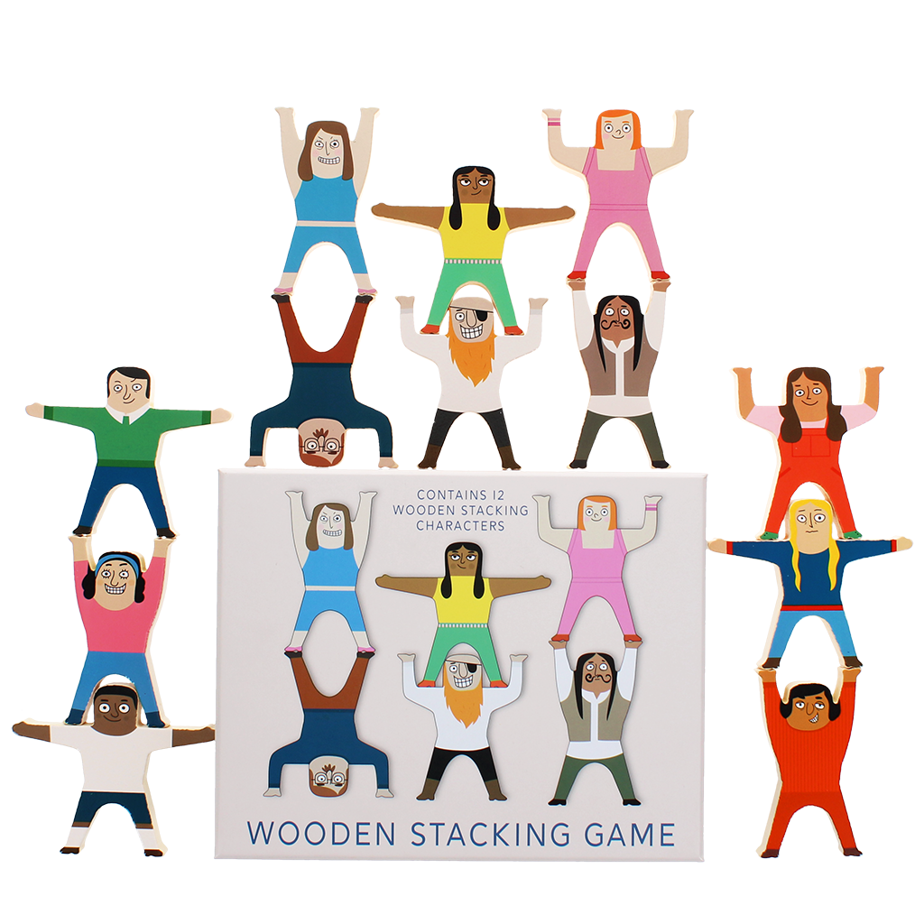 Rex London - Houten Stapelfiguren Spel