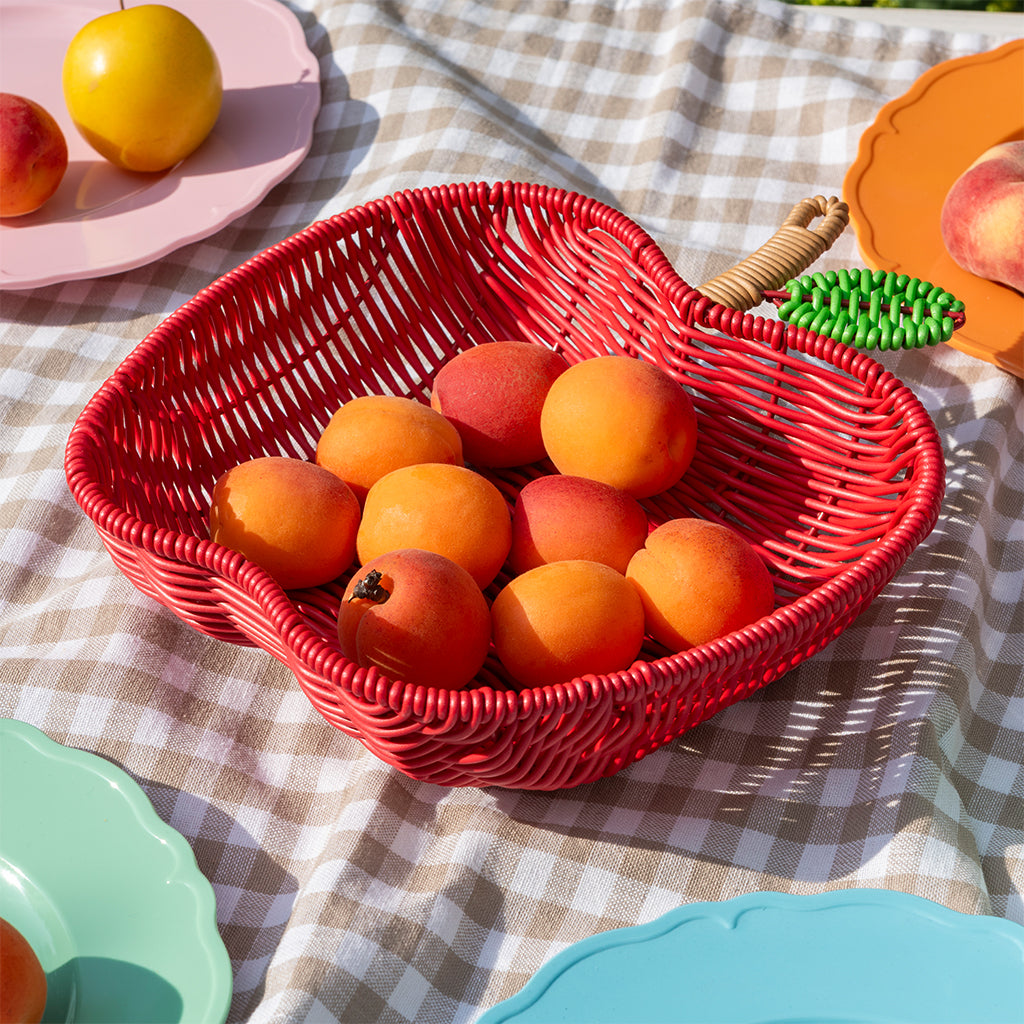 Rex London - Gevlochten fruitmand appel