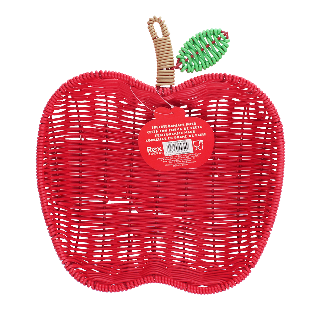 Rex London - Gevlochten fruitmand appel