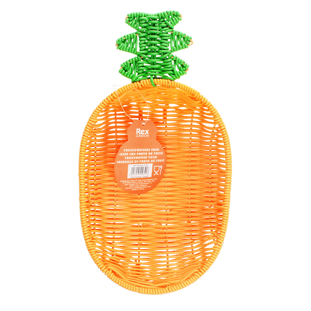 Rex London - Geweven fruitmandje ananas