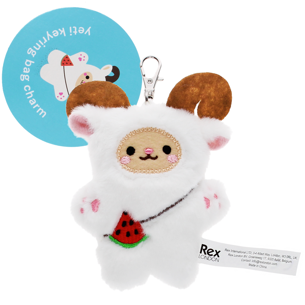 Rex London - Pluche sleutelhanger tasaccessoire Yeti