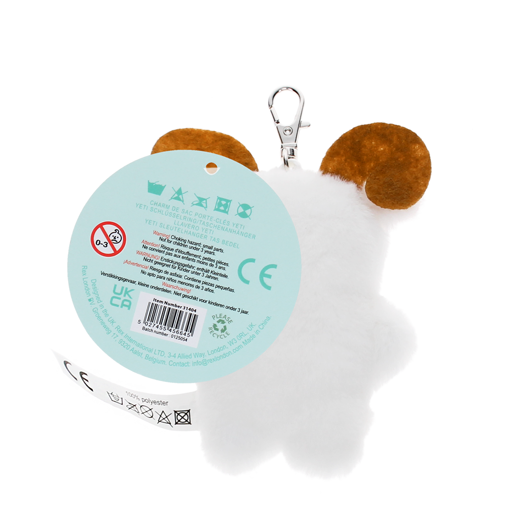 Rex London - Pluche sleutelhanger tasaccessoire Yeti