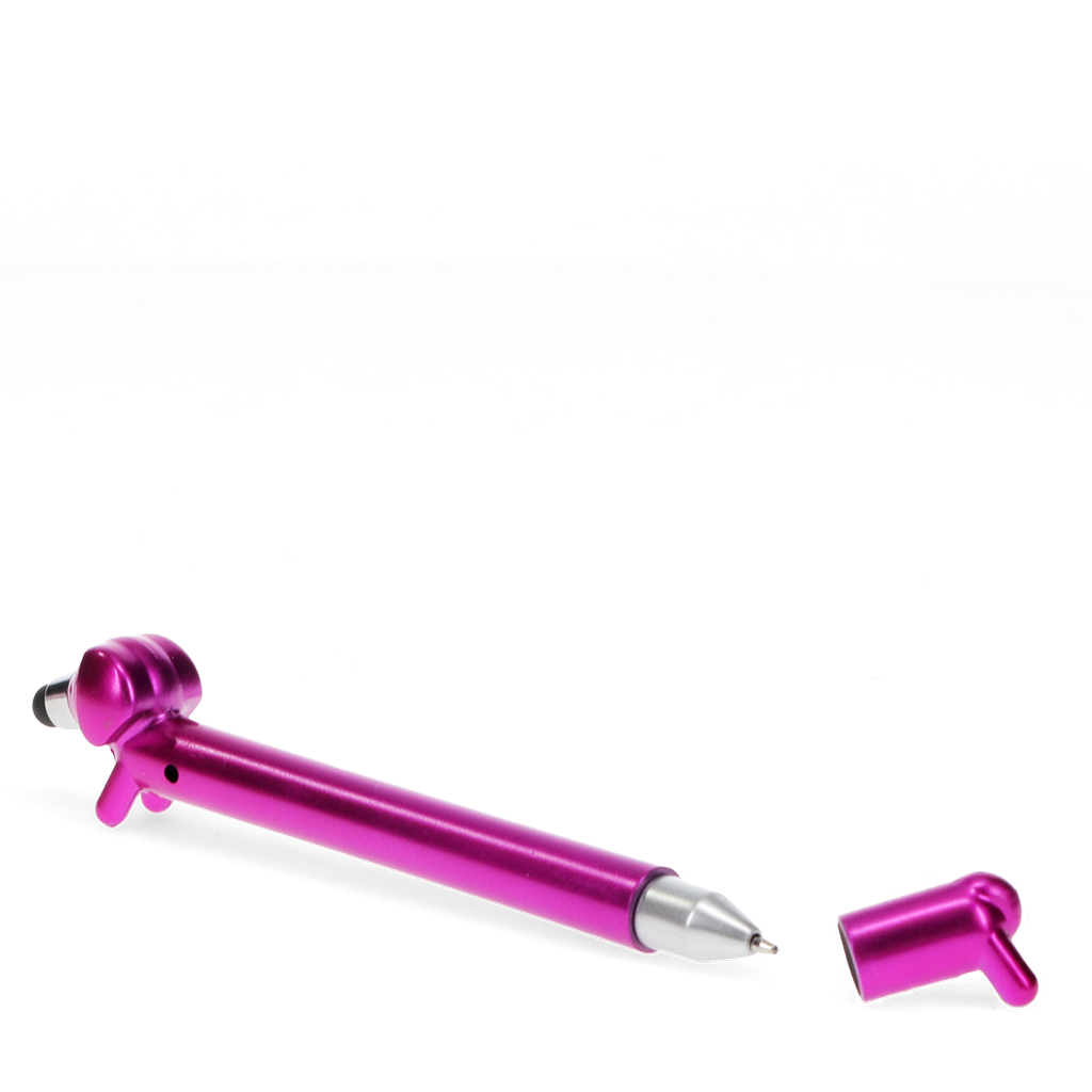 Rex London - Teckel Pen met Stylus - Roze