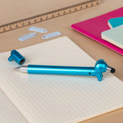 Rex London - Teckelpenvorm Balpen met Stylus - Blauw